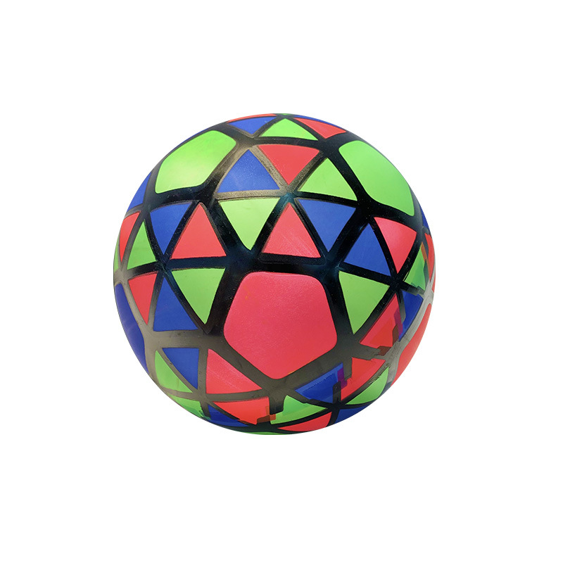 Personalized and creative PVC fluorescent balls, 9-inch kindergarten children's toy balls, patting balls, wholesale in stock Application Scenario