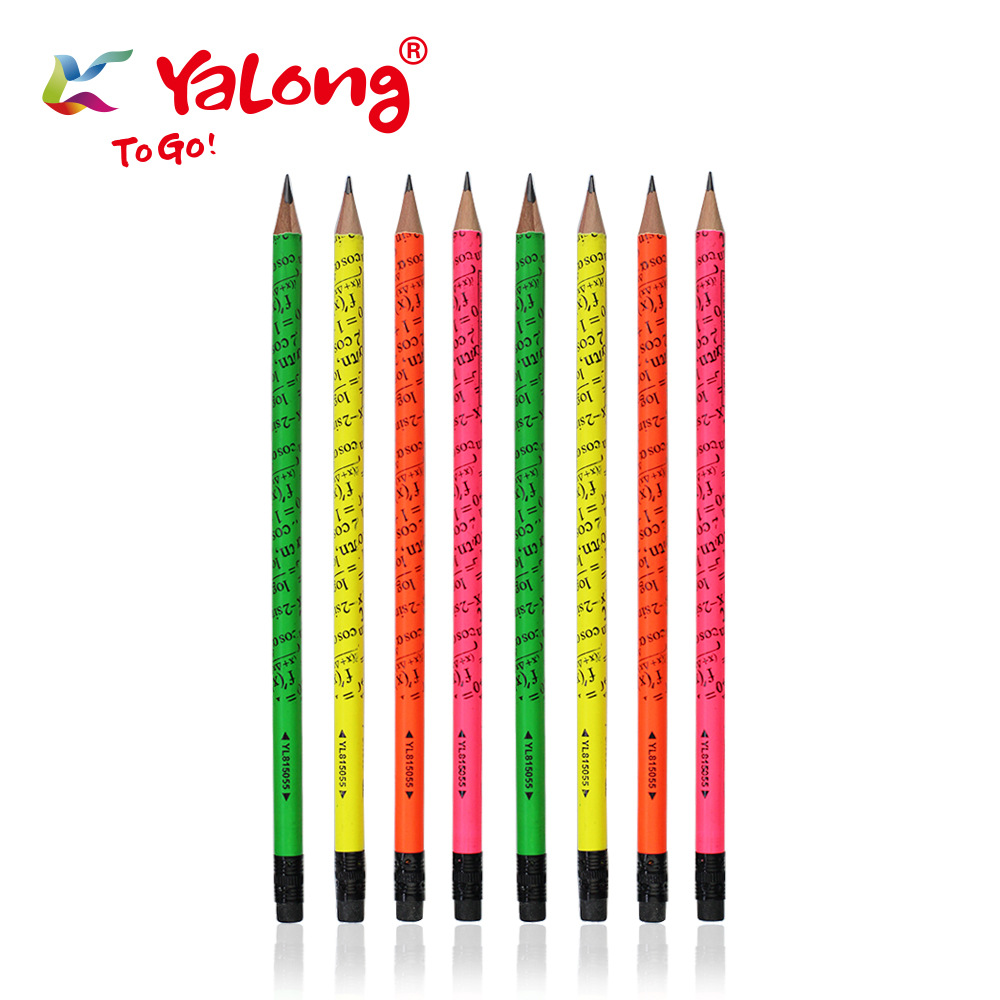 YL815055 high-quality graphite pencil, round wooden handle, standard pencil, children's HB pencil set details Picture