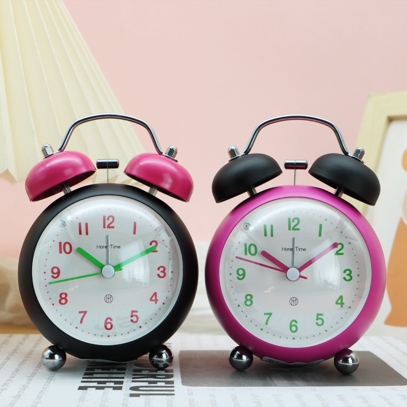 2023新款大音量闹钟表儿童男孩小学生用老人专用起床神器强力叫醒细节图