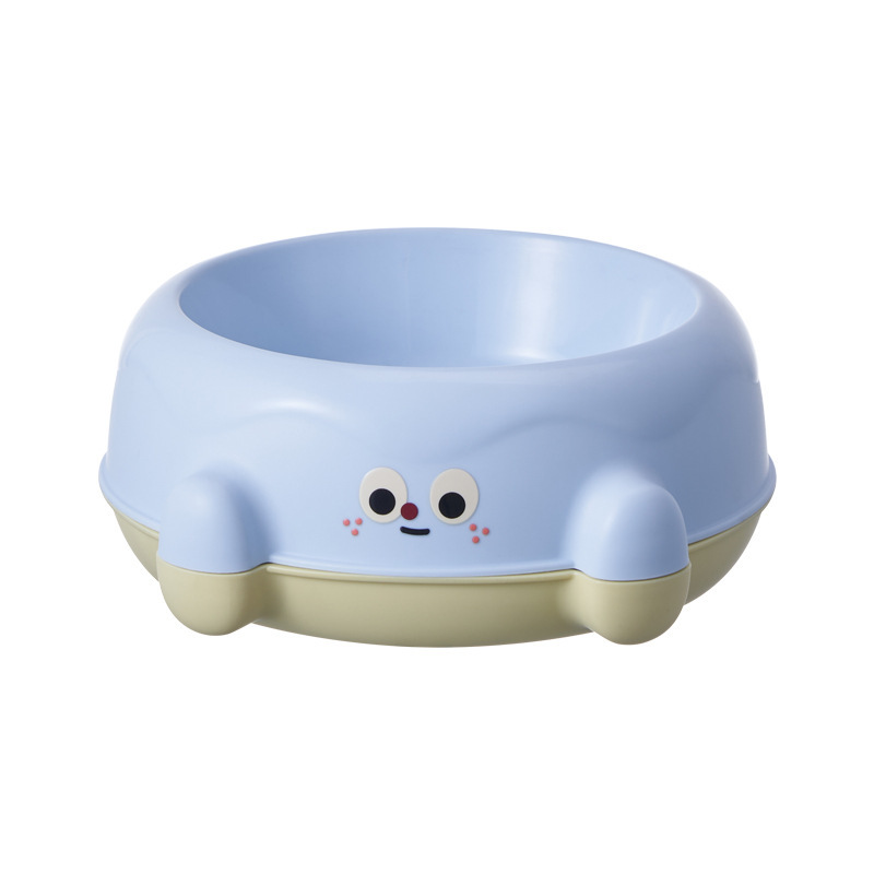 Factory pet bowl, stainless steel cat slanted neck guard drinking bowl, high-legged single bowl cat bowl, anti-slip and anti-tipping tableware Item Picture