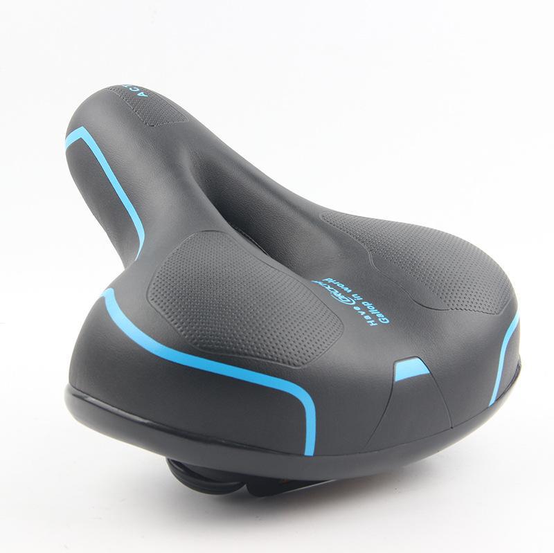 Seat cushion, mountain bike seat cushion, wide rear end, soft saddle, seat accessories, reflective film, bicycle accessories details Picture