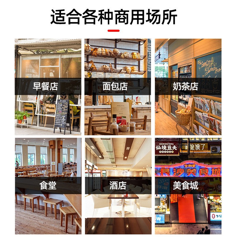 Commercial vertical fully automatic rotary chicken and donkey roasting equipment with 3, 6 and 9 rollers available for selection, specifically designed for hotel delis Specification image