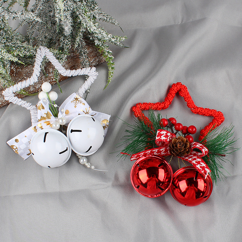 Christmas bell decoration, Christmas hat, Christmas wreath, Christmas ball, Christmas pendant, holiday decoration supplies set Specification image