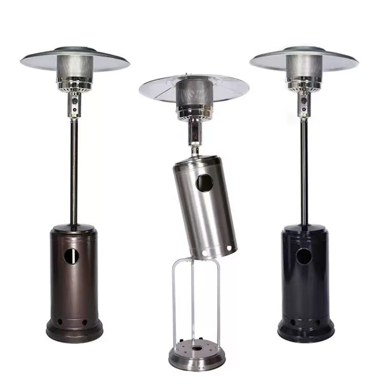 Mobile outdoor natural gas heating stove, factory workshop heating stove, large-area hot air stove, umbrella-shaped heater Application Scenario