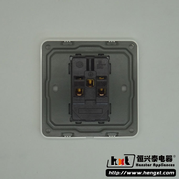 Concealed 5-hole socket S06 series engineering model household 86 type electrician wall switch panel manufacturer wholesale Specification image