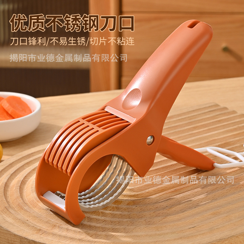 Fruit slicer, sausage and banana slicer, banana luncheon meat, cucumber and lemon slicing tool, divider Application Scenario