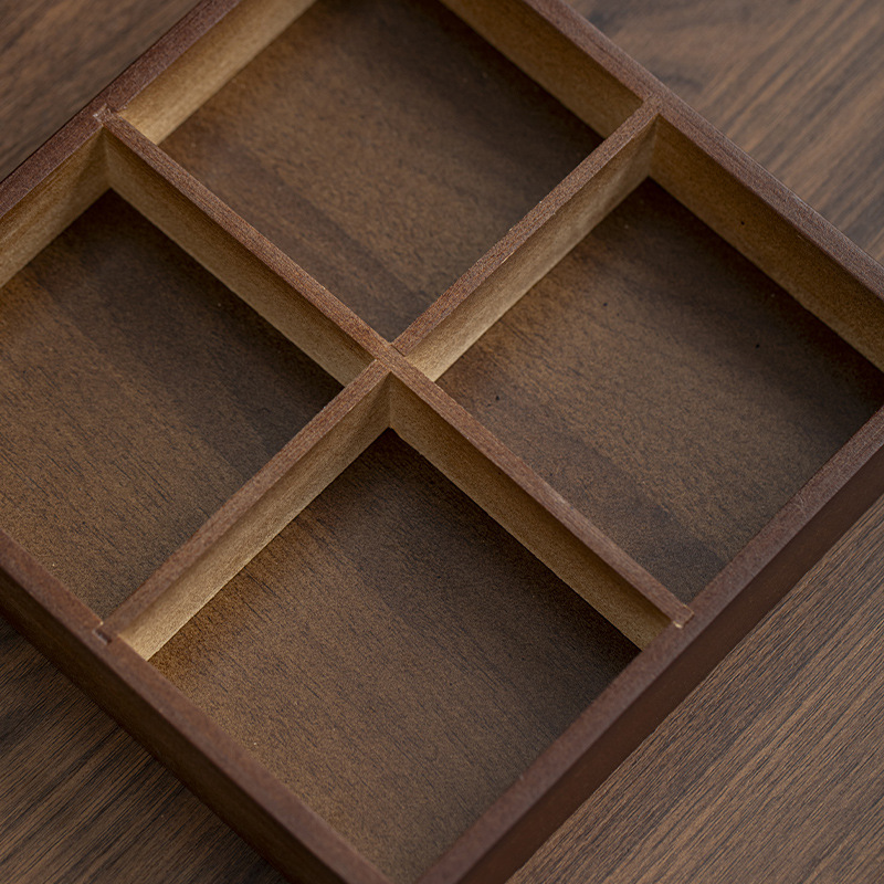 新款家用坚果糕点收纳盘茶点盘围炉煮茶点心拼盘零食果盘收纳宫格细节图