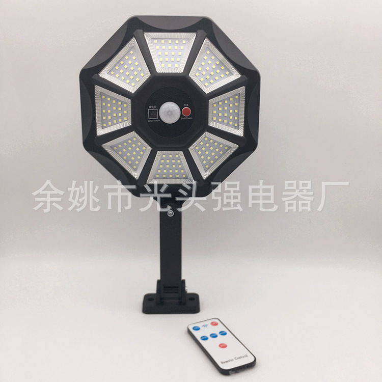 太阳能充电花园别墅围墙庭院路灯ZB-168A/B户外遥控人体感应壁灯