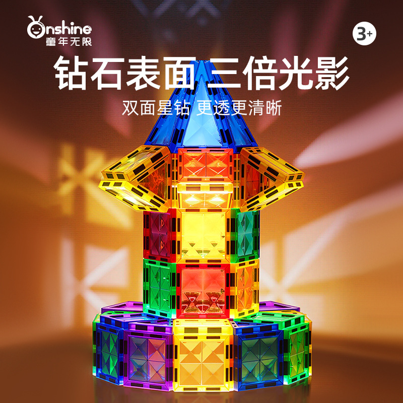 ONSHINE/ Childhood Infinite Nature Color Magnetic Sheet Educational Toy 3D Color Window Magnetic Sheet Birthday Gift Application Scenario