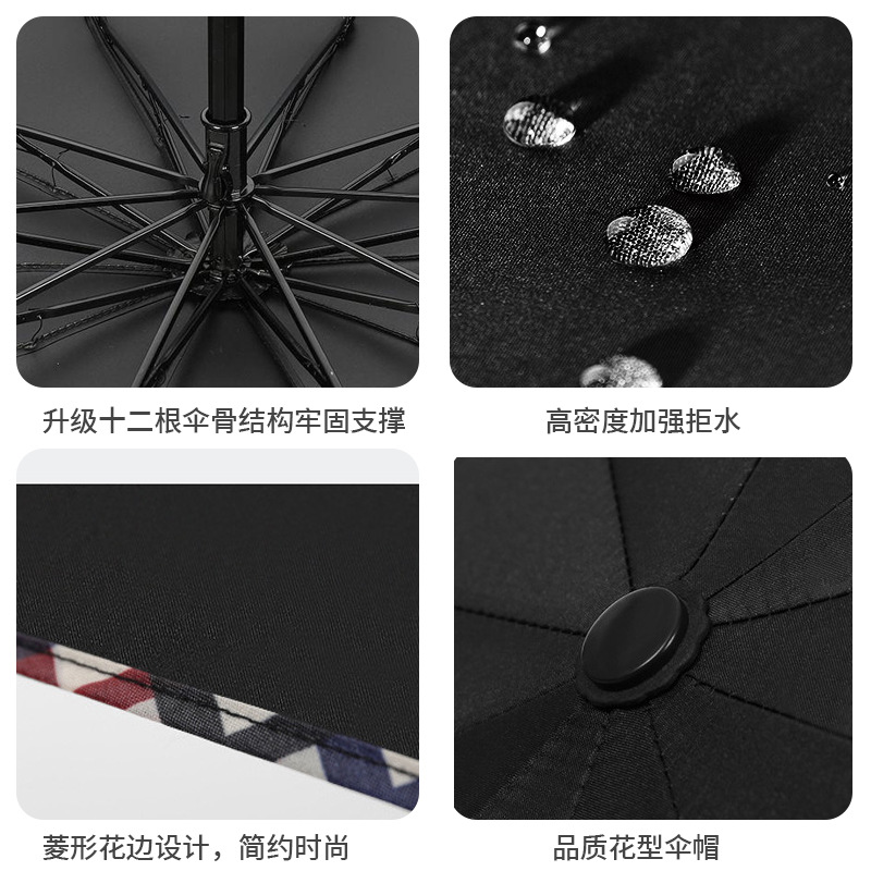 晴雨伞实物图