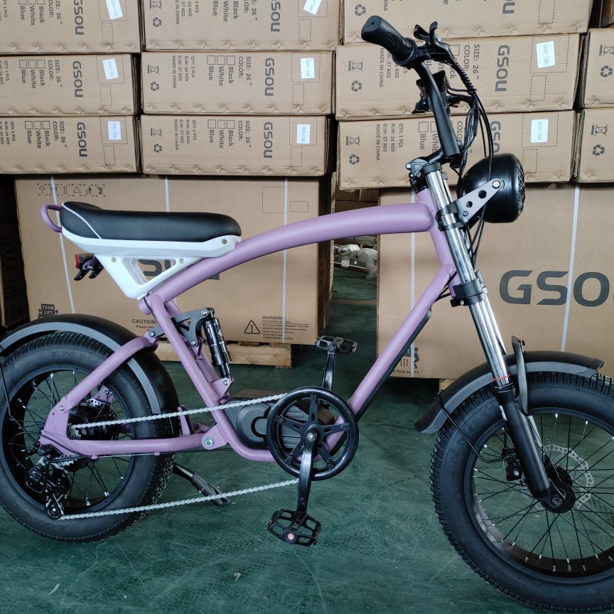 New energy smart ebike, fat tire lithium battery-assisted bicycle, electric snowmobile, off-road beach buggy details Picture