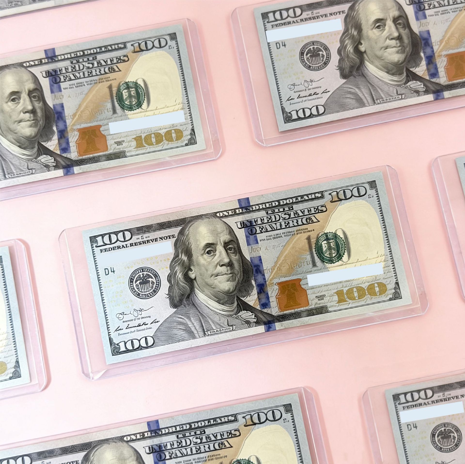 Super-transparent laminated pvc concert ticket Polaroid storage protective case, commemorative banknote laser ticket hard card case Specification image