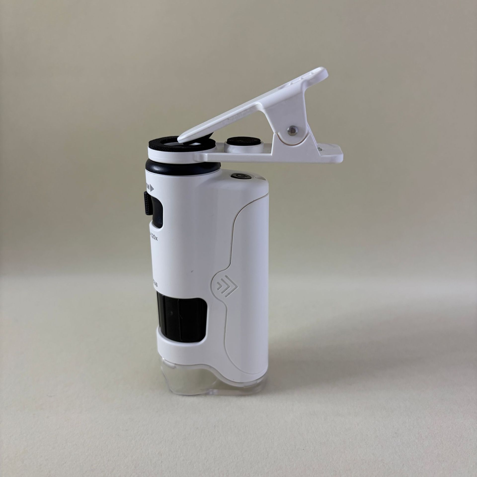 The new 60-120X adjustable magnification 2-color light source microscope, cold and warm light ALM120X mobile phone microscope details Picture