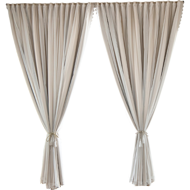 窗帘/跨境窗帘/软门帘pvc/窗帘欧美绣花/尼龙纱窗网白底实物图