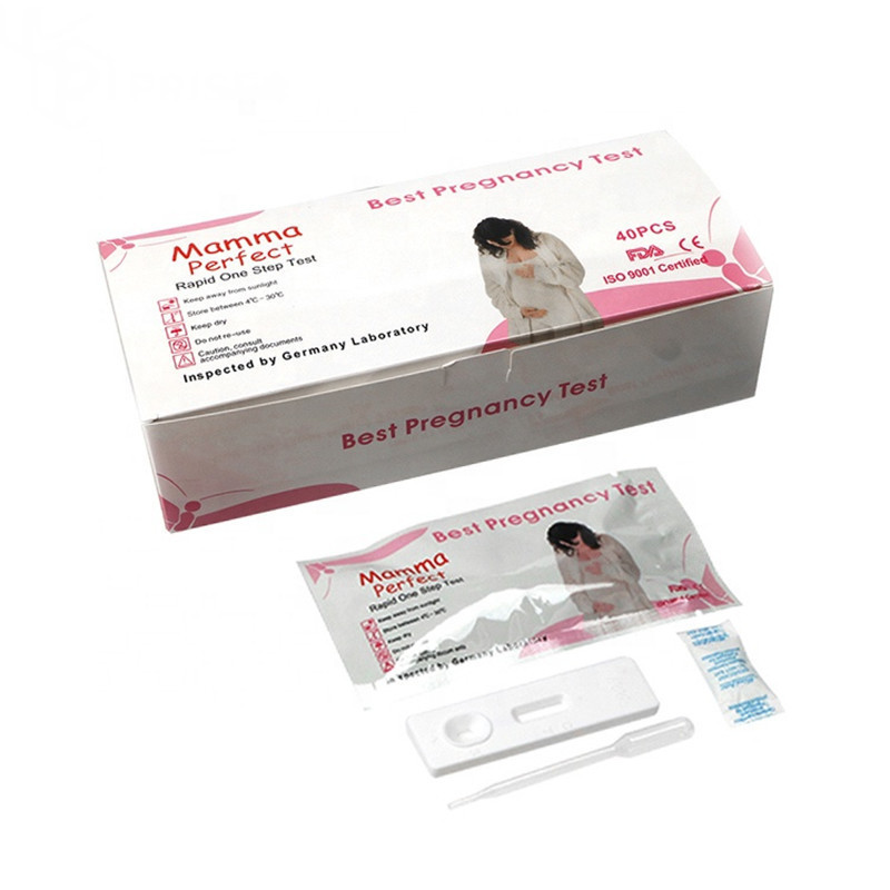 Cross-border exclusive early pregnancy test strips, home rapid detection, English independent packaging, high-precision test strips Specification drawing