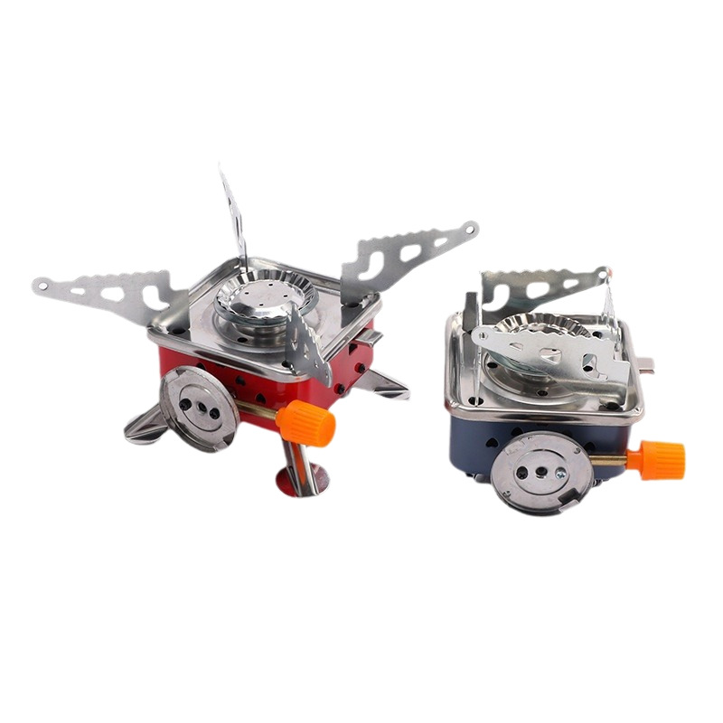 Foldable small square stove, portable multi-style mini simple stove, outdoor stove in stock for wholesale Item Picture