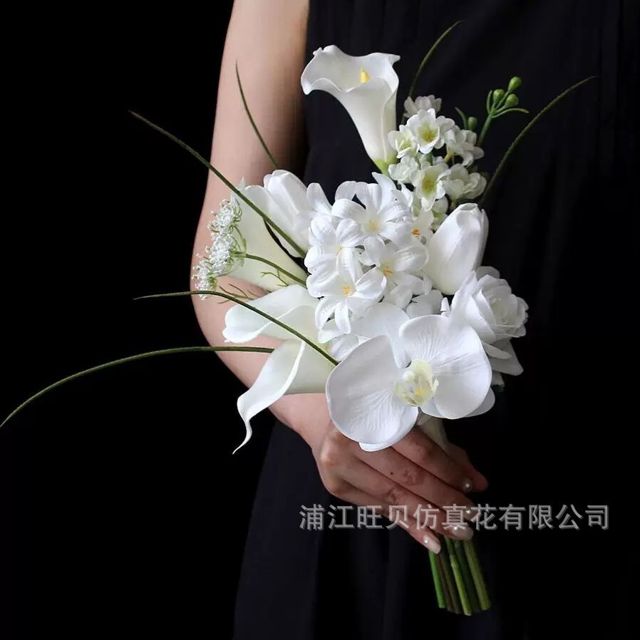 毛线太阳花/针织花/手捧花/手棒花/婚庆产品图