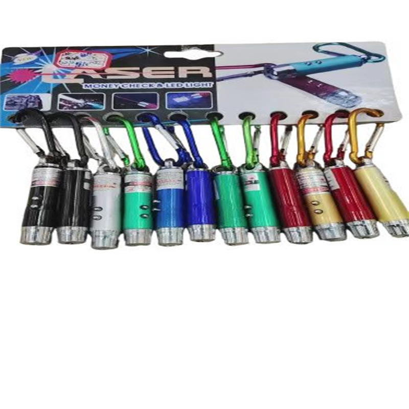 New laser light led wholesale practical gift 5-yuan store children's luminous banknote detector lamp with four-in-one function Specification image