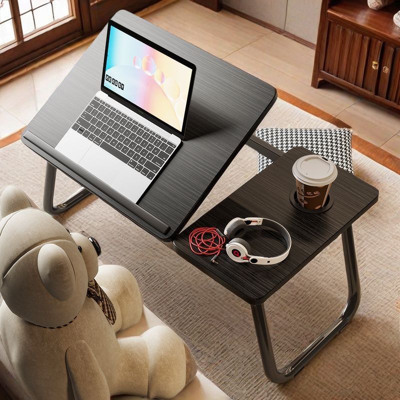 Foldable and height-adjustable small table, folding desk, bed small table, laptop, study desk, mini small table details Picture