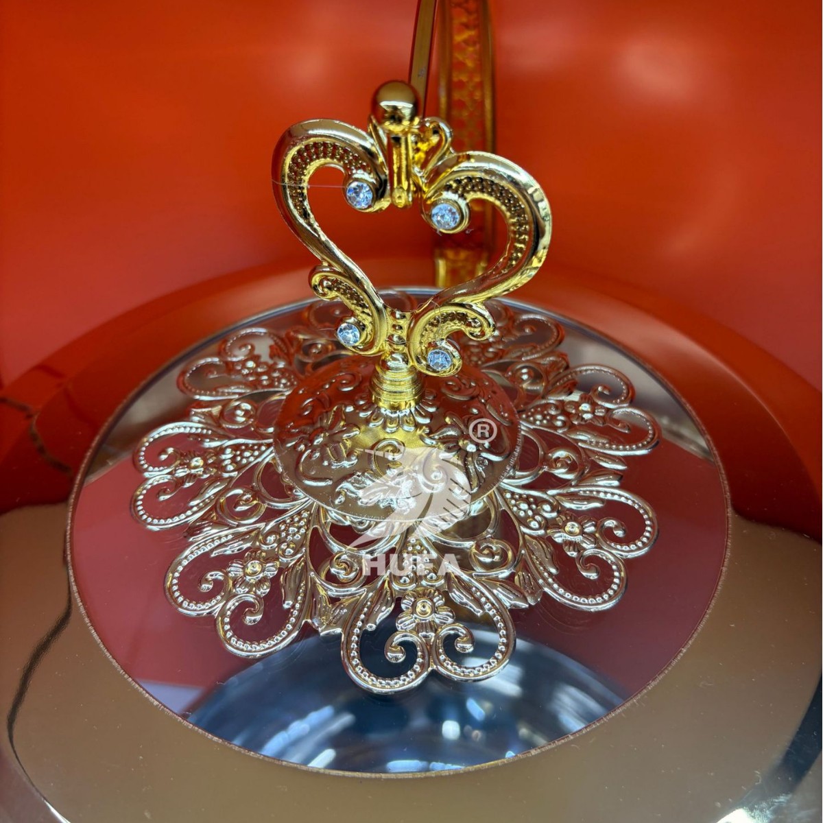 Cross-border best-selling luxury hanging lid stainless steel buffet stove, hotel and restaurant hook meal stove, alcohol stove, and Buffay stove details Picture