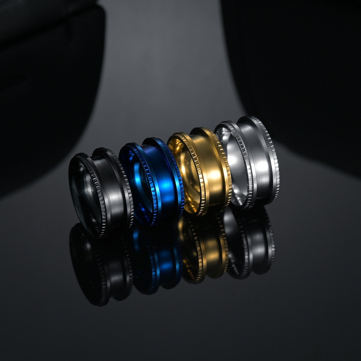 Cross-border source DIY fringed stainless steel handmade ring material accessory combination personalized jewelry wholesale