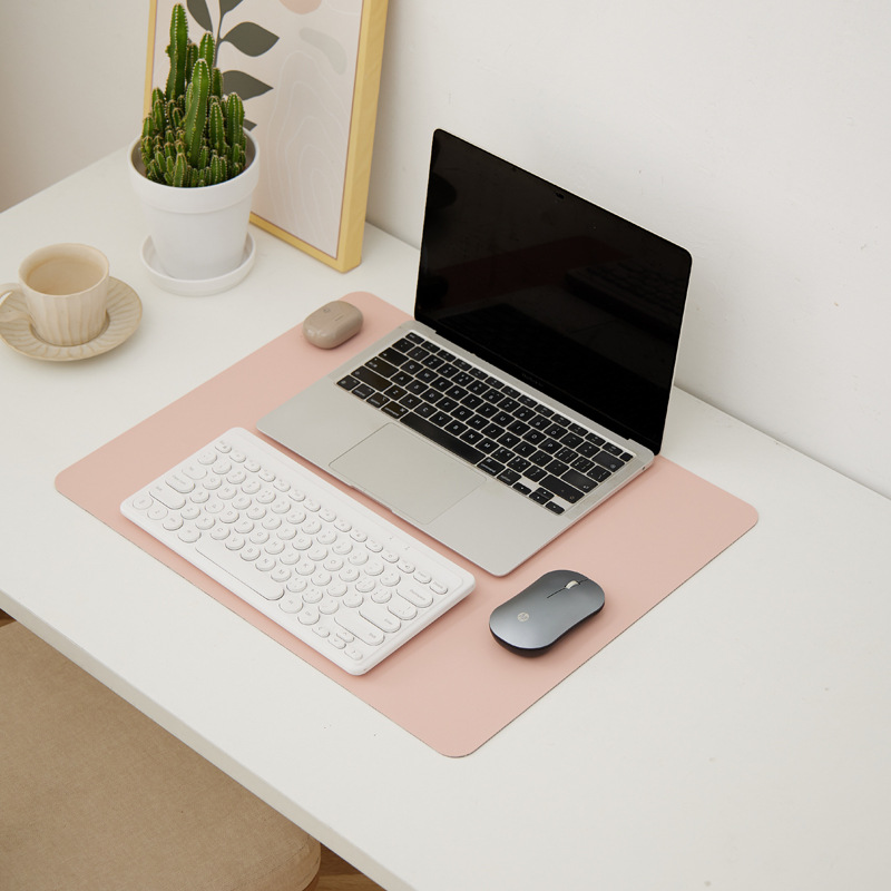 儿童书桌垫防水防笔迹可擦洗皮革办公电脑垫鼠标垫餐垫防油双面用产品图