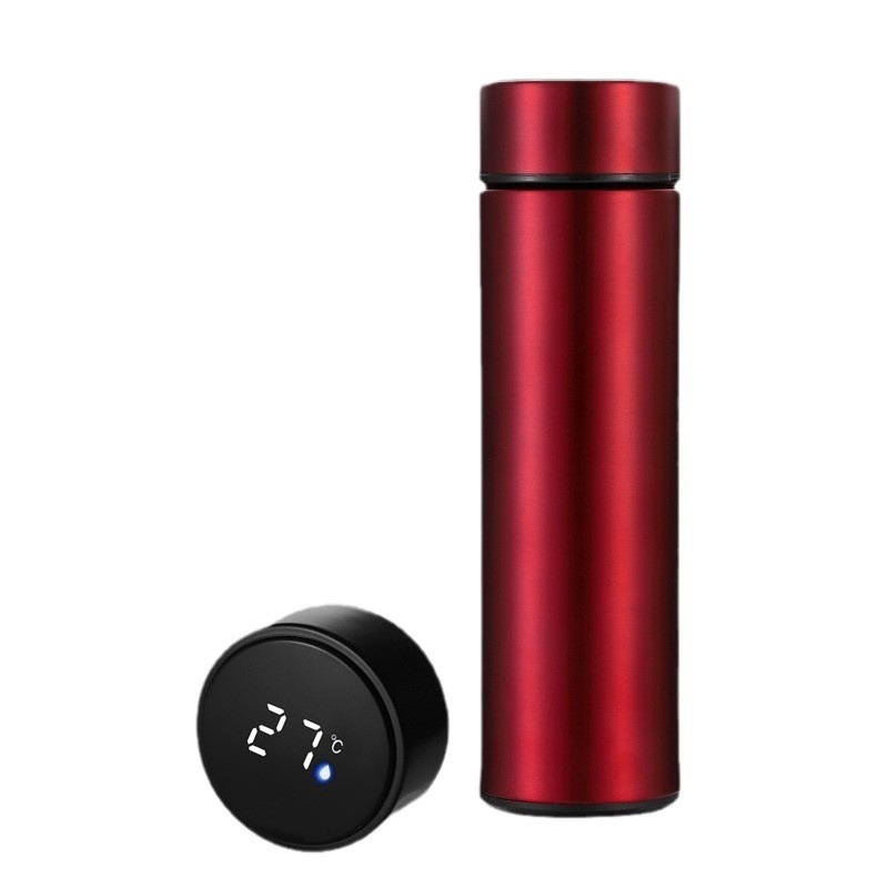 Intelligent temperature display insulated cup, 304 stainless steel water cup, men's and women's creative business gift customization, car office cup Item Picture