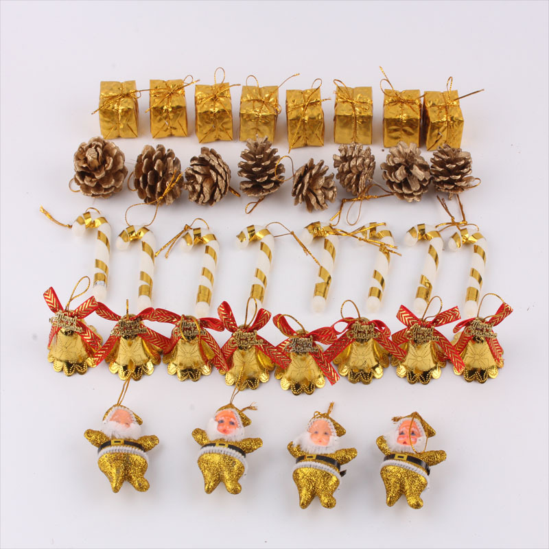 The manufacturer wholesals 24 sets of accessories for the Star Language Christmas tree, including multiple boxes and Christmas bags details Picture