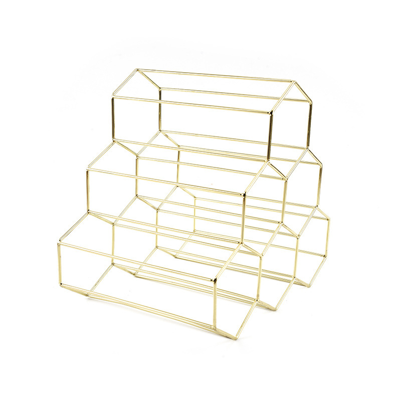 Ironwork wine rack, wine rack, Nordic model room home decoration, wine cabinet, display item, wine bottle storage rack, wine cabinet Item Picture