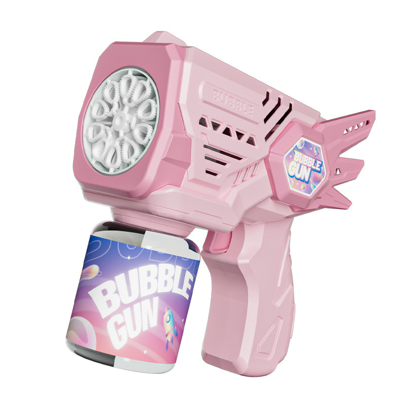 Internet-famous best-selling bubble machine, hand-held, leak-proof children's bubble machine, fully automatic electric bubble gun, 2026 street toy Item Picture