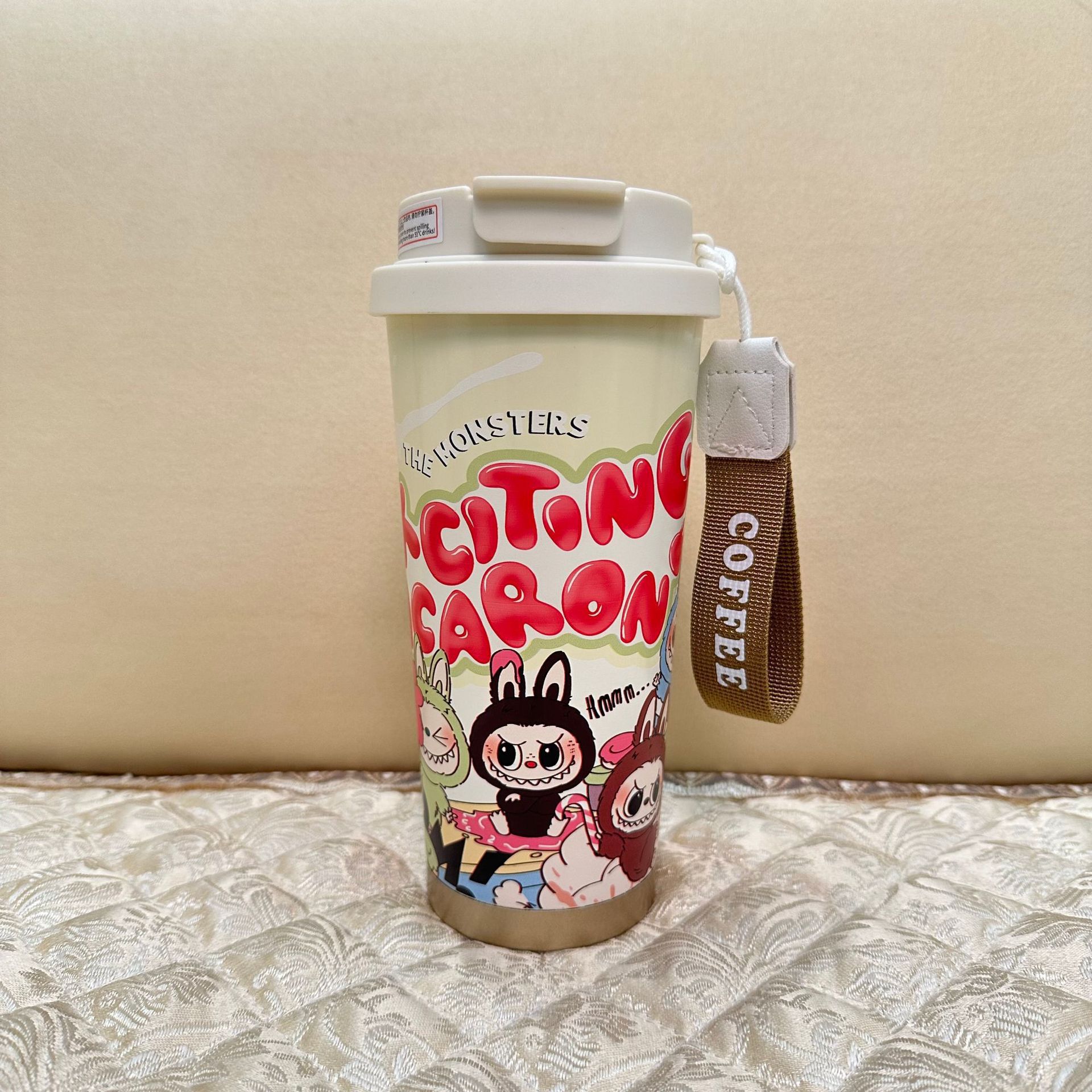 2025 Cross-border New Lily of the Valley Cup Insulated Cup, cute 3D printed pattern double-drinking straw cup water cup Application Scenario