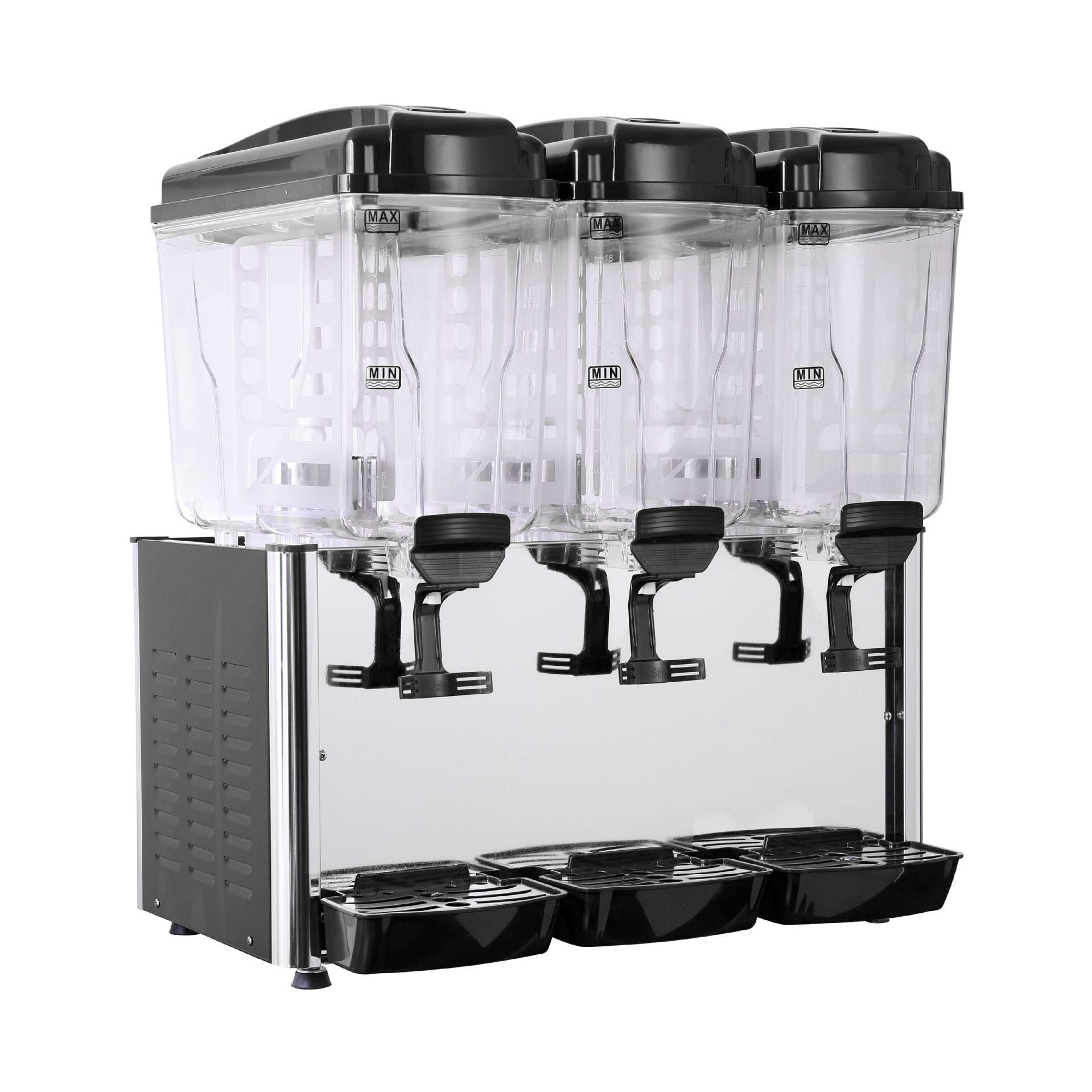 Double-cylinder beverage machine, commercial cold and hot dual-purpose, three-cylinder large-capacity fully automatic hot pot restaurant buffet juice cold drink machine