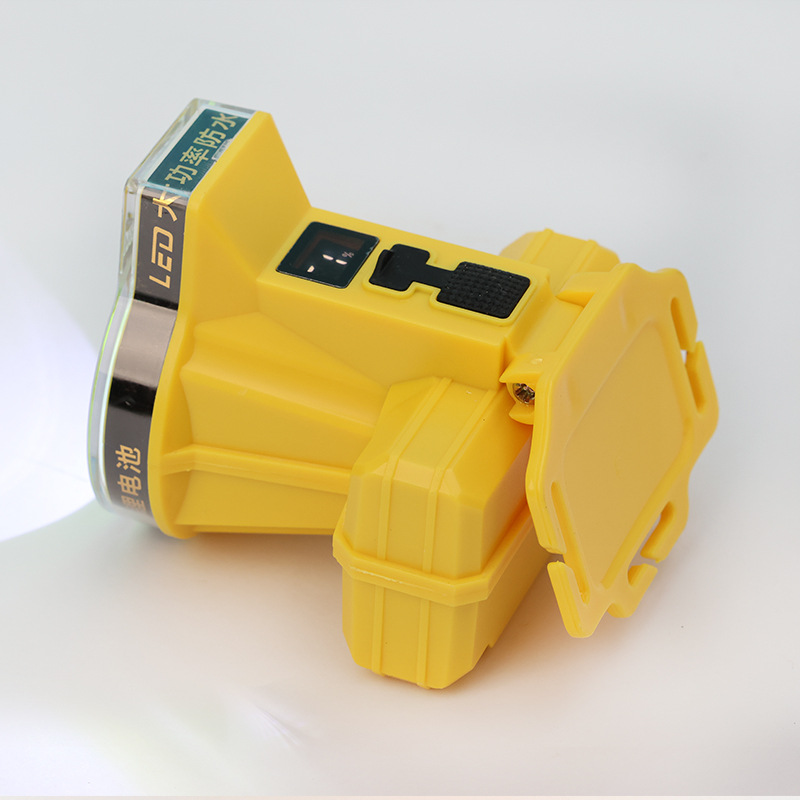 Smart display floodlight headlamp with 4000 lumens of strong light for outdoor camping lighting Application Scenario