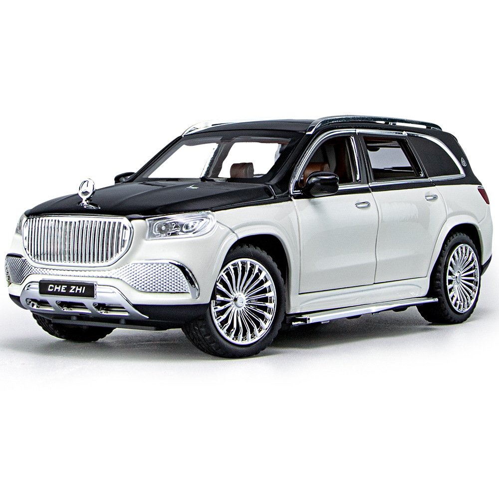 Chezhi Alloy Car Model 1:24 Maybach GLS600 off-road vehicle Sound and Light Rebound toy car model, consignment Item Picture