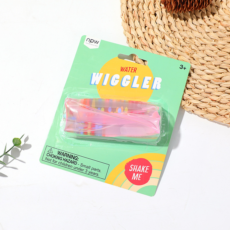 The stress-relieving magic tool, the small bead of the card head, the water snake that is harder to catch, the popular toy of Douyin, the same style for venting and pinching fun Specification image