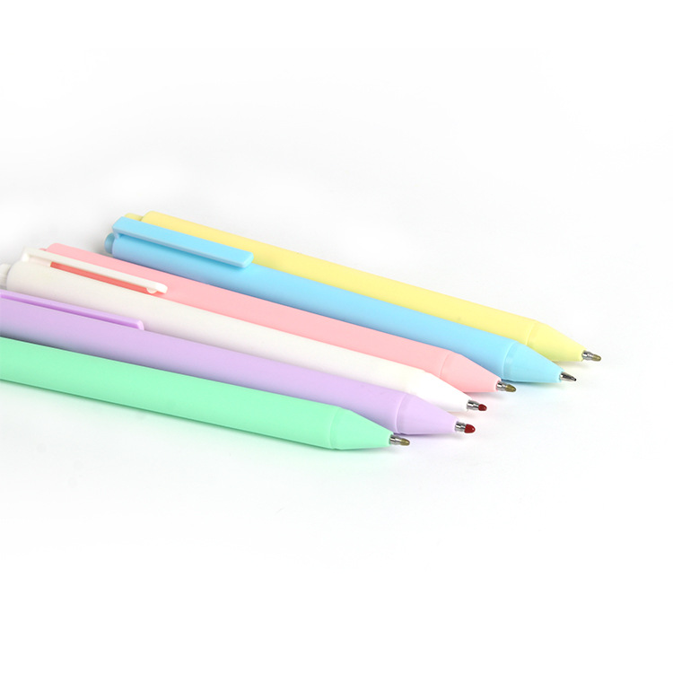 YALONG high appearance level cream ballpoint pens, gel pens, Mark Long student stationery, school office supplies details Picture