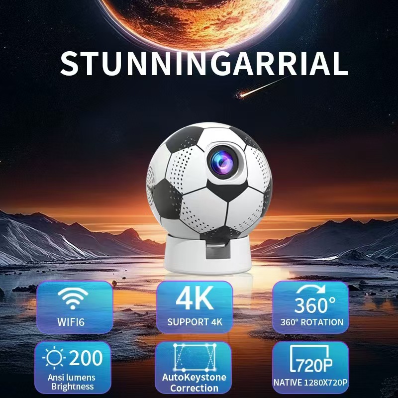 YS-Q8 Cross-border Export version World Cup Football Projector, Home Ultra-high-definition 4K electronic focusing, mobile phone screen projection 720P factory wholesale Application Scenario