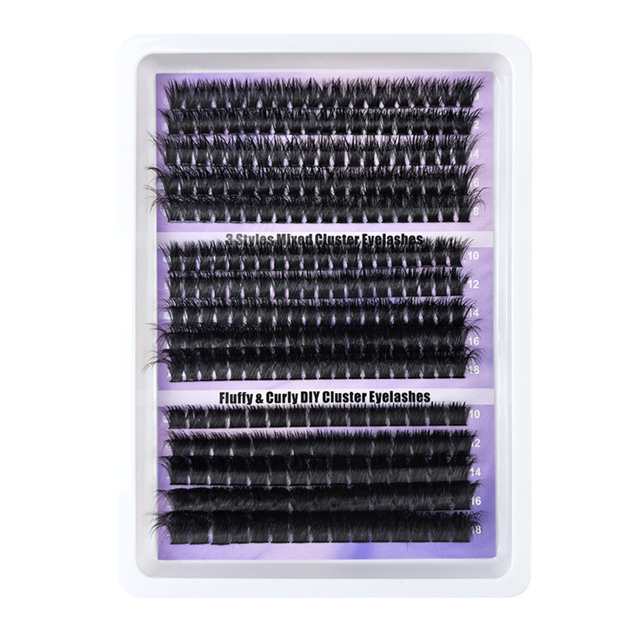 颜伊磁性假睫毛5D单簇浓密纤长自然睫毛膏美妆用品 Item Picture