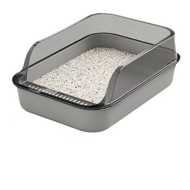 Baño de gato engrosado productos para mascotas lavabo de arena para gatos extra grande y anti-olor generator semi-cerrado lavabo de arena para gatos extra grande y anti-salpicaduras exteriores Item Picture