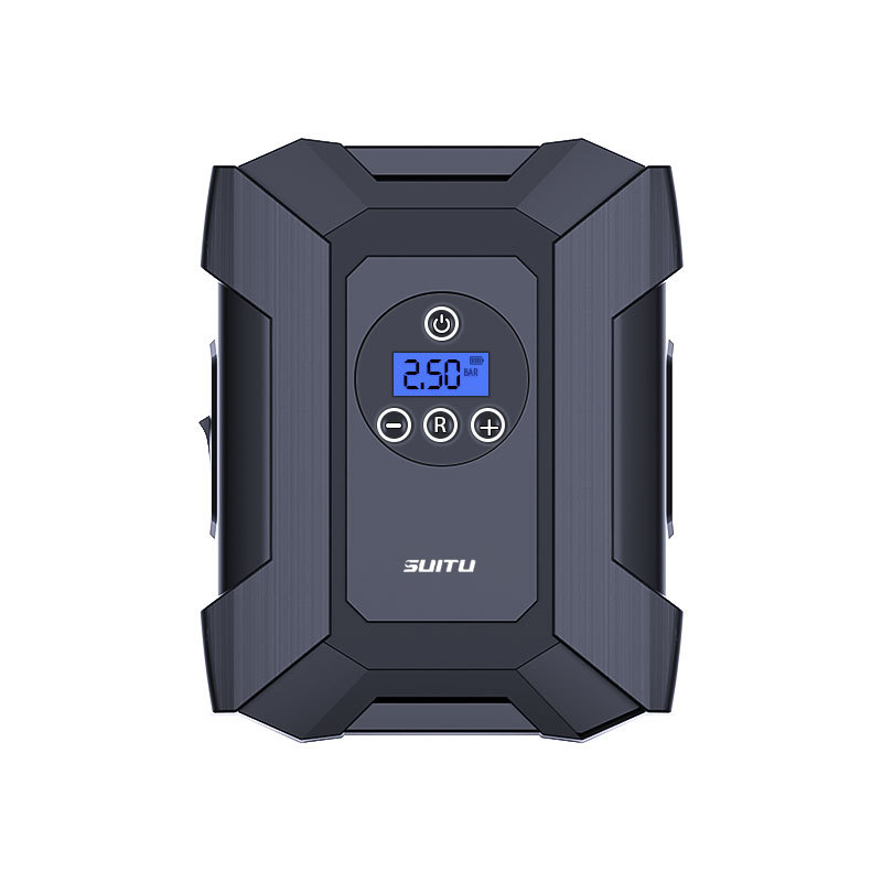 Car air pump, portable car electric tire, multi-functional air filling pump, 12v car air pump Item Picture