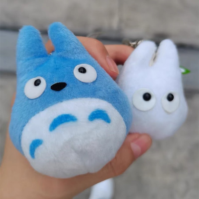 宫崎骏周边龙猫巴士黑猫琪琪龙猫毛绒公仔玩偶包包小挂件钥匙扣细节图