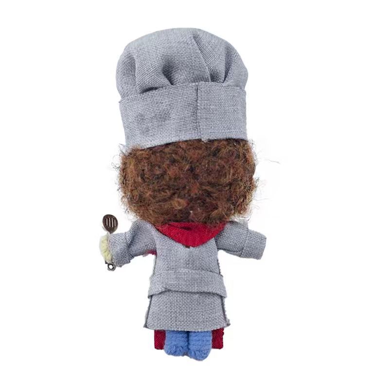 Chef's original fifth series cotton thread doll, Voodoo doll, Fudu doll, export version, all handmade details Picture