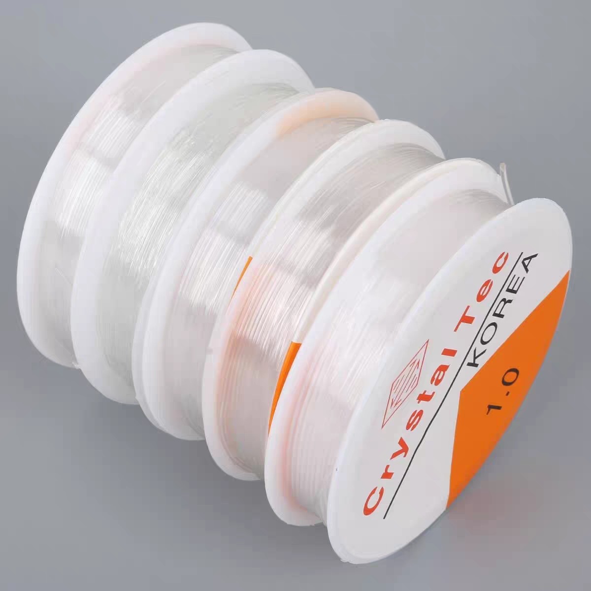 String of beads, elastic string, round transparent crystal string, string of beads, Buddha bead string, elastic string, bracelet, ox tendon elastic string Application Scenario