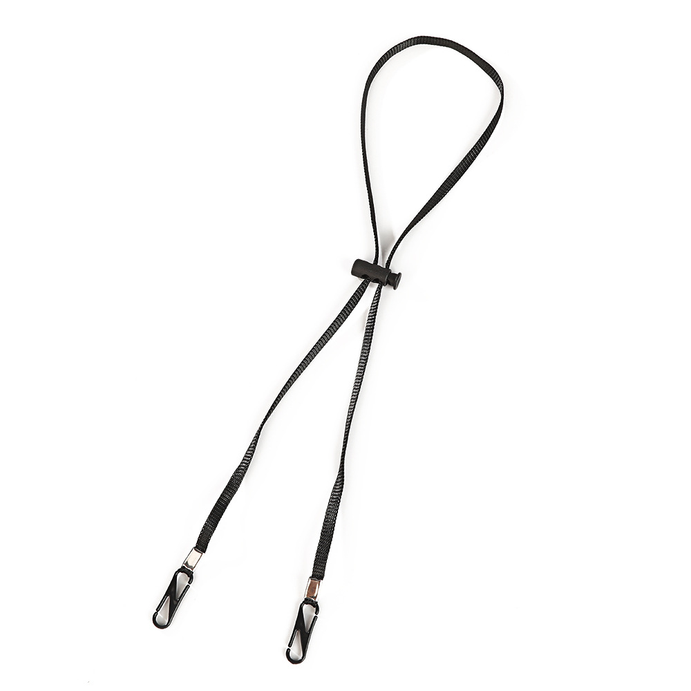 简约5mm防风绳可调节遮阳草帽渔夫帽防风绳挂脖防丢帽带专用绳白底实物图