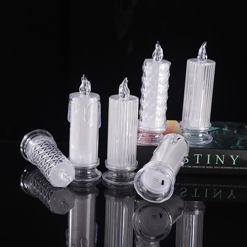 Cross-border LED electronic candles, creative wedding, birthday, wedding venue decoration props, Christmas and Halloween candles Specification image