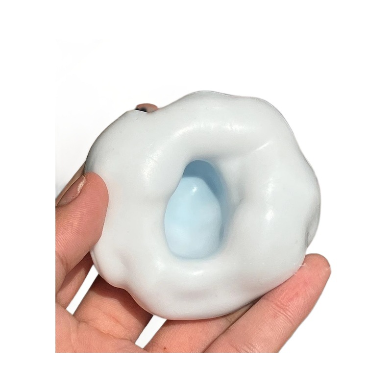 可塑形冰皮糯米糍捏捏手作球糯叽叽小红书同款玩具慢回弹解压批发白底实物图