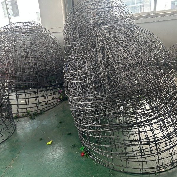 仿真花球架 厂家直销塑料球 圆形球胆芯 网格底板婚庆道具心形架细节图