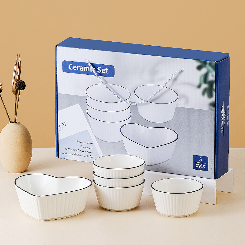 Practical gifts, event giveathings, small gifts, vertical ceramic bowls, opening set gift boxes, as souvenirs for clients and employees details Picture