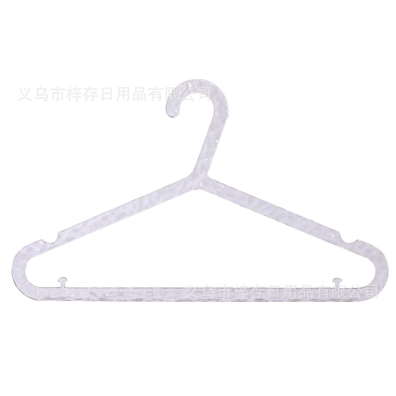 无痕衣架透明学生衣服晾晒架带挂钩衣服撑子多功能衣挂服装店批发白底实物图