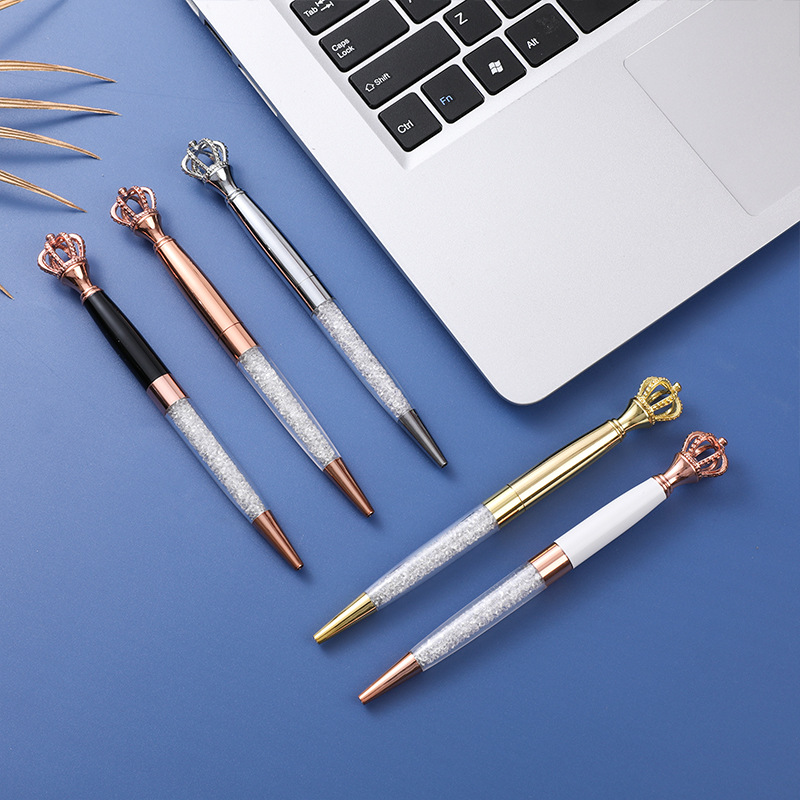 Crown Ballpoint pens, diamond pens, metal pens wholesale in stock, Minghao Factory 2023 model gift pens, business pens Application Scenario
